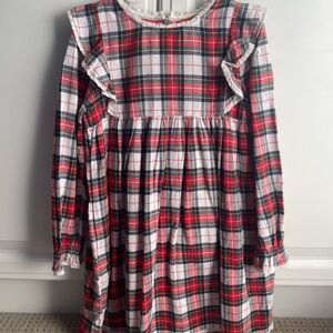 Mini Boden plaid flannel dress. Size 8-9y
